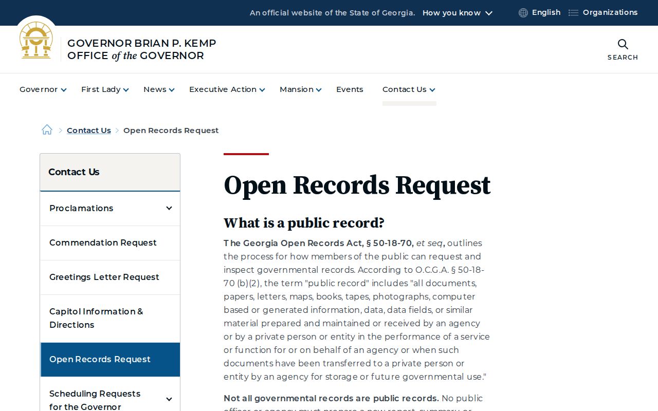 Webster County warrant lookup Georgia open records guidance